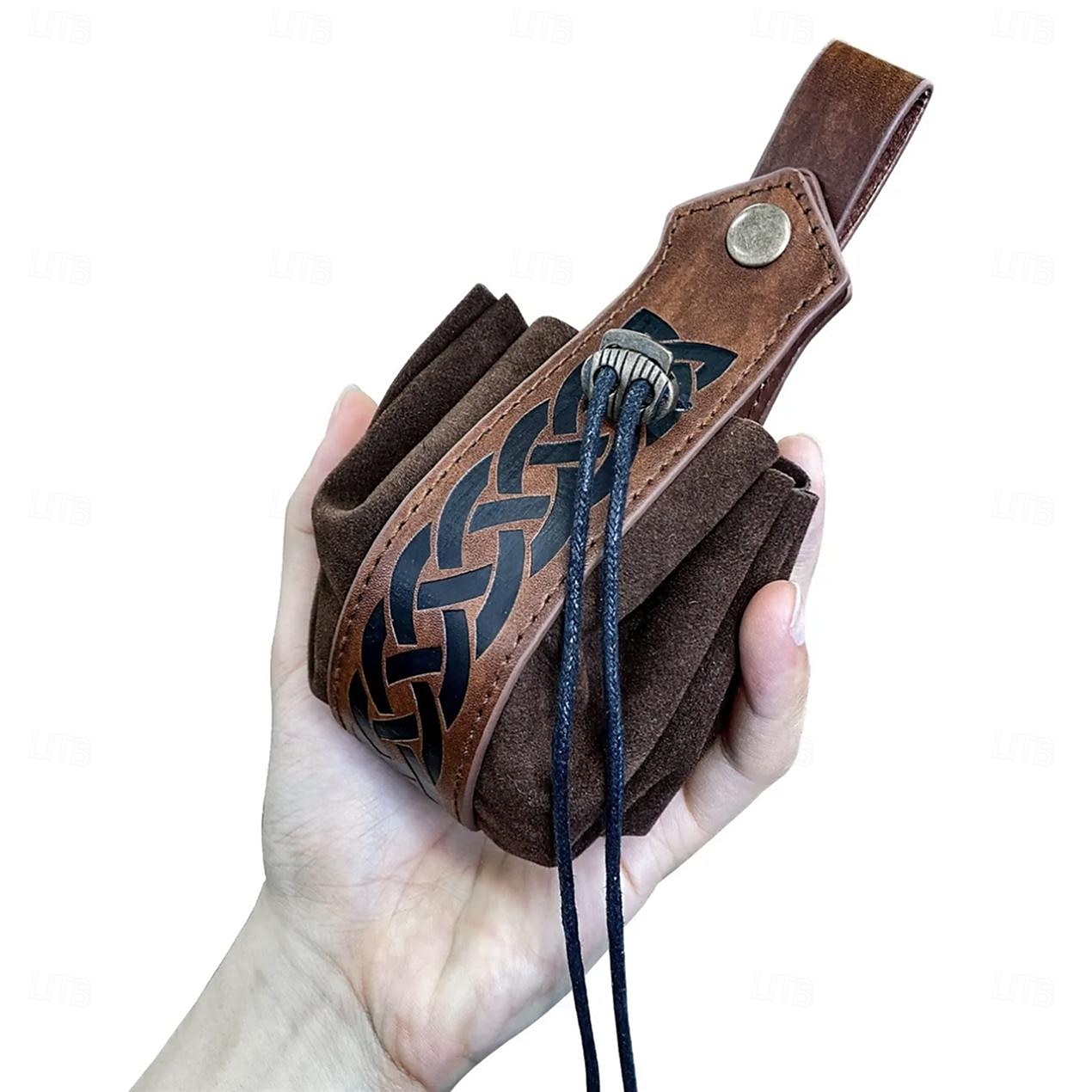 Medieval Renaissance Waist Belt Viking Fancy Dress Men's Women's Celtic Viking Fantasy Halloween Carnival Performance LARP Adults Belt Sscabbard Magic Bottle 2025 - $14.99 –P5