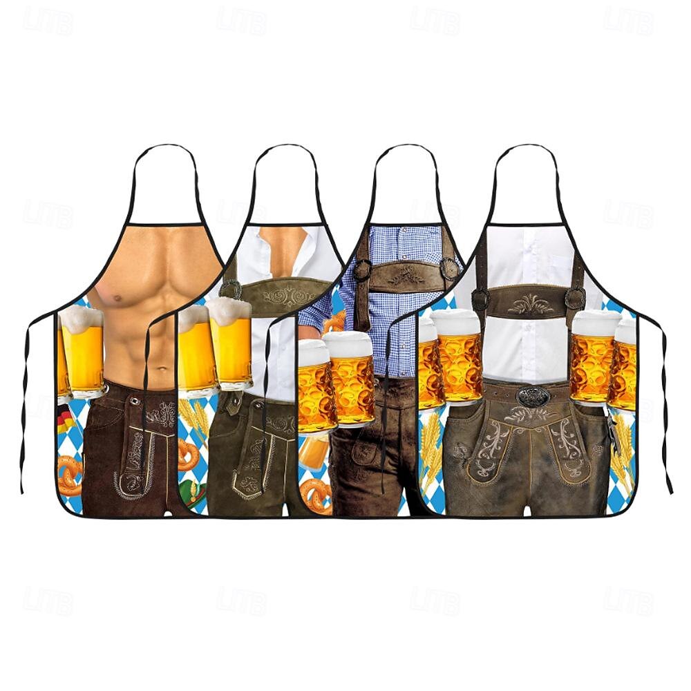 Απόκριες Μπύρα Oktoberfest Στολές Ποδιά Ντιρντλ Trachtenkleader Oktoberfest / Μπύρα βαυάρος βαυάρος Παραδοσιακό Στυλ Λιβάδια Γυναικεία Πανί παραδοσιακού στυλ Ποδιά 2025 - $11.99 -P1