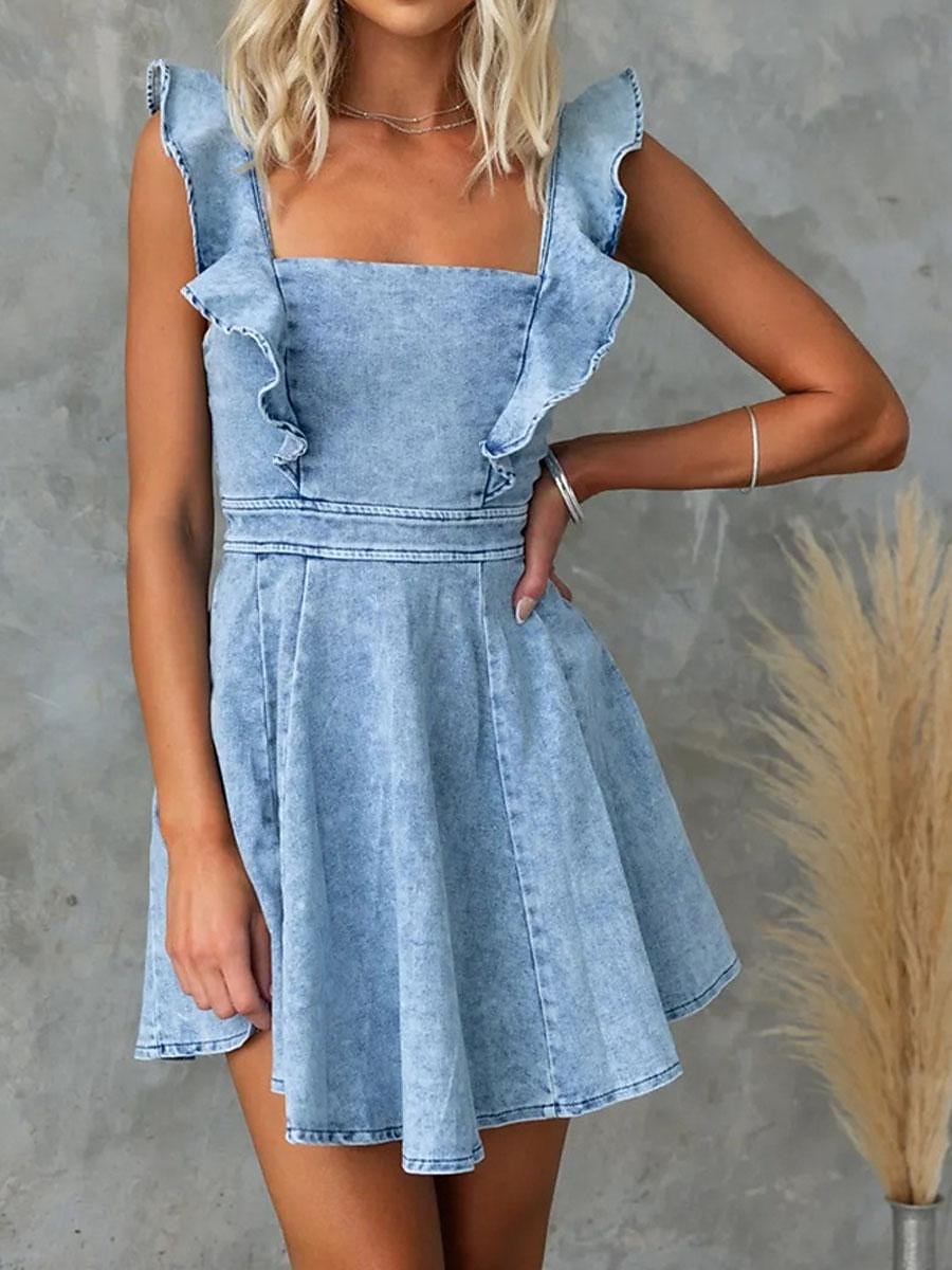 white christmas dresses Joe's Jeans Clean Denim Shift Dress main image 1