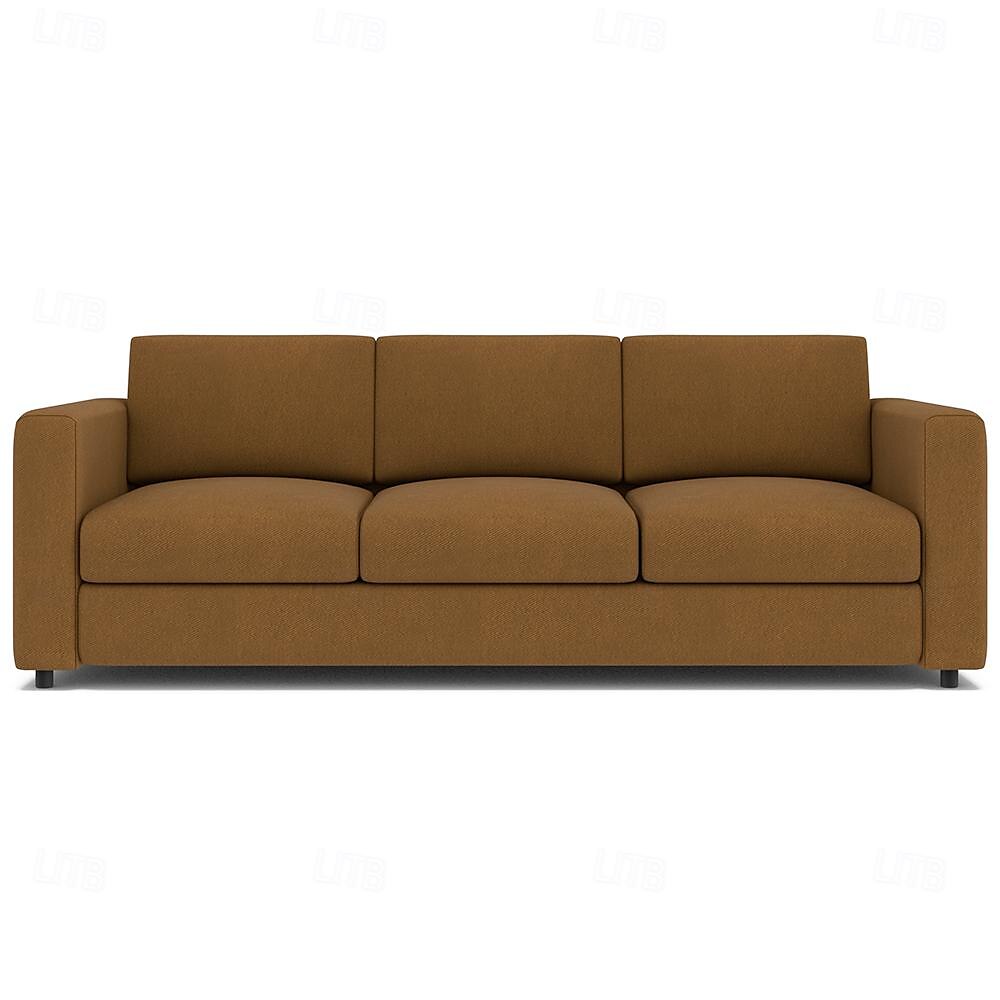 3-Seat Sofa Cover 100% Cotton Solid Color Quilted Slipcovers VIMcover LITB PRIME cover 2025 - $397.29 –P11