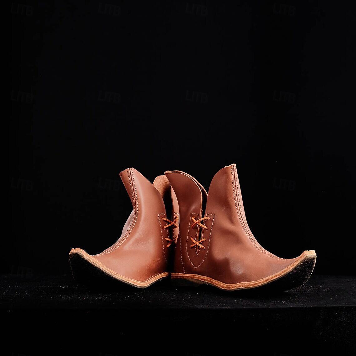 Vintage Medieval Renaissance Shoes Boots Flat Jazz Boots Fairy Ranger Elven Fancy Dress Men's Women's Celtic Pirate Fantasy Halloween Carnival Masquerade Casual Daily LARP Ren Faire Adults' Shoes 2026 - $60.99 –P9