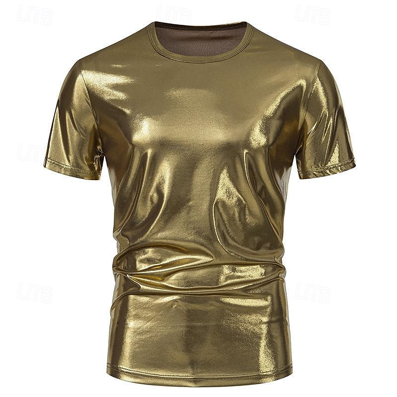 Retro Vintage 1970s Disco T-shirt Disco Round Neck Men's Halloween Carnival Masquerade Event / Party Bachelorette Party Pride Parade Adults' T-shirt 2025 - $22.99 –P10