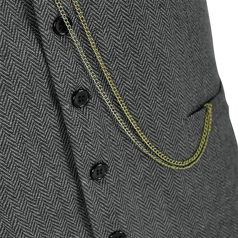 Retrò Vintage Anni Ruggenti Anni 1920 Abiti Gilet Gentiluomo Gangster Costume Per uomo Halloween Carnevale Capodanno Carnevale Festa / Sera Mascherata Adulti Cravatta Gilet Cappello Tutte le stagioni del 2025 a $47.99 –P13