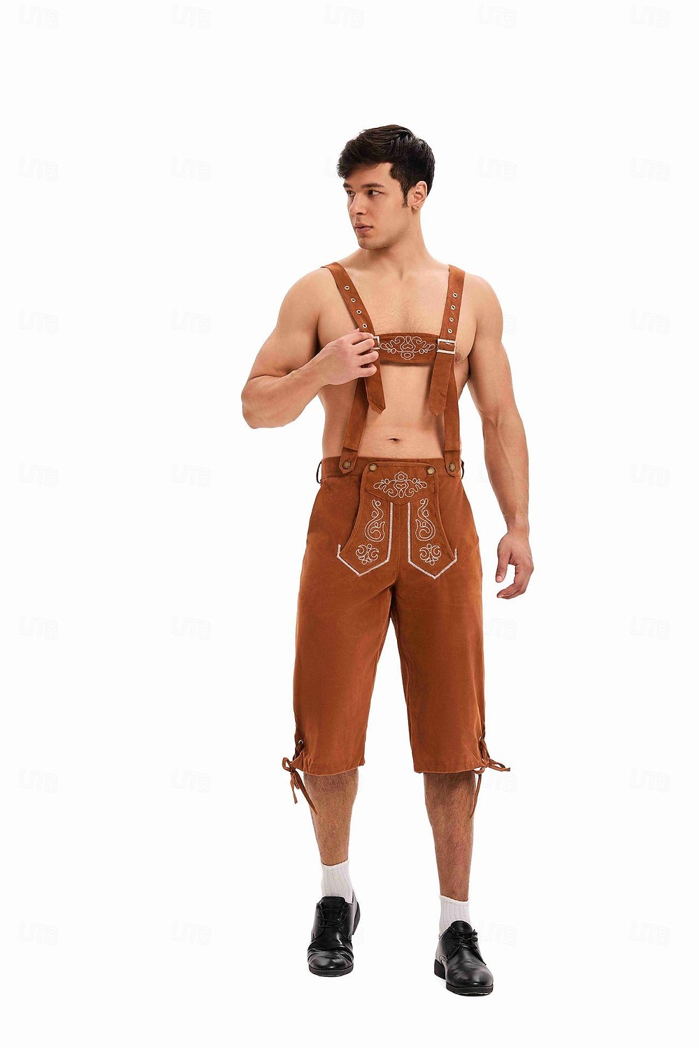 Oktoberfest לדרהוזן בוואריה German מינכן כרי דשא בגדי ריקוד גברים בד בסגנון מסורתי 2026 - $41.99 –P19