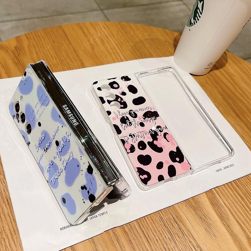 телефон Кейс для Назначение SSamsung Galaxy Z-сгиб 6 Z Fold 5 Z Fold 4 Z Fold 3 Кейс на заднюю панель Ультратонкий Защита от удара Бабочка ТПУ 2025 - $18.99 –P12