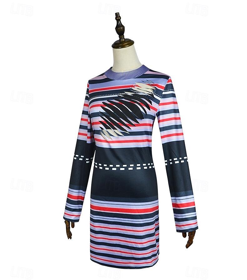 Beetlejuice 2 horor Astrid Šaty Dospělé Dámské Cosplay kostým Na den Karneval Jednoduchý karnevalový kostým 2025 - $50.99 –P4