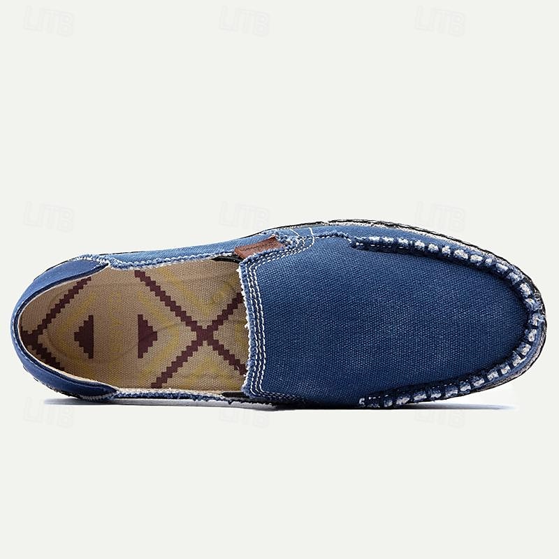Mocasines informales de lona para hombre: zapatos para caminar ligeros y transpirables 2025 - $46.99 –P2