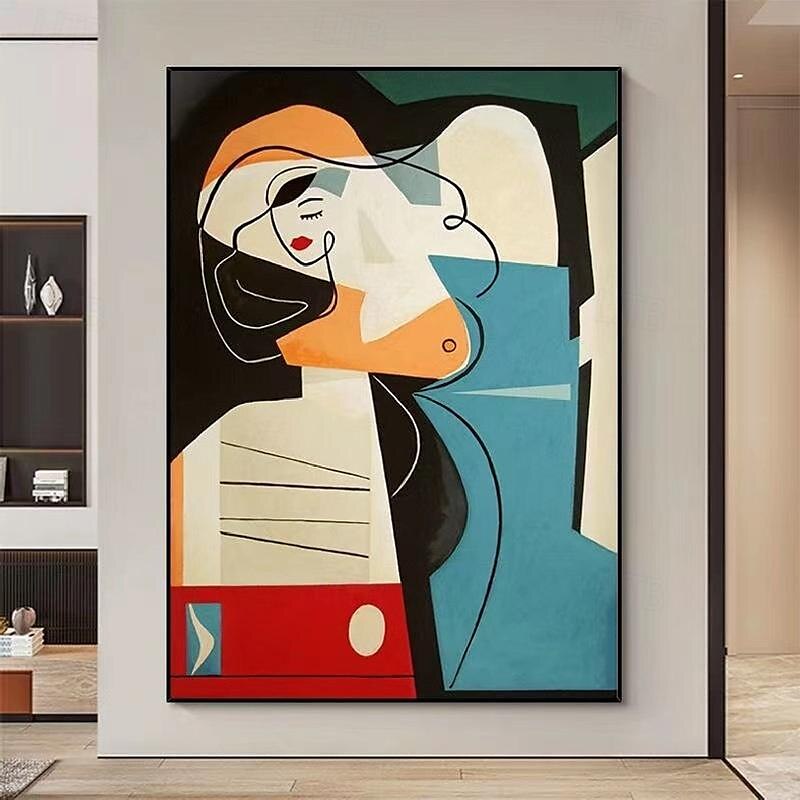 modern olieverfschilderij op canvas handgeschilderd abstract firgure olieverfschilderij handgeschilderd groot abstract olieverfschilderij kunst aan de muur beroemd schilderij voor huisdecoratie foto 2025 - $116.99 –P5
