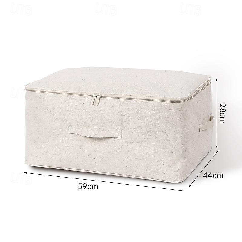 geanta de depozitare lenjerie de bumbac depozitare haine pliante de capacitate mare geanta de ambalare a bagajelor de uz casnic geanta depozitare pilota 2025 - $13.99 –P4