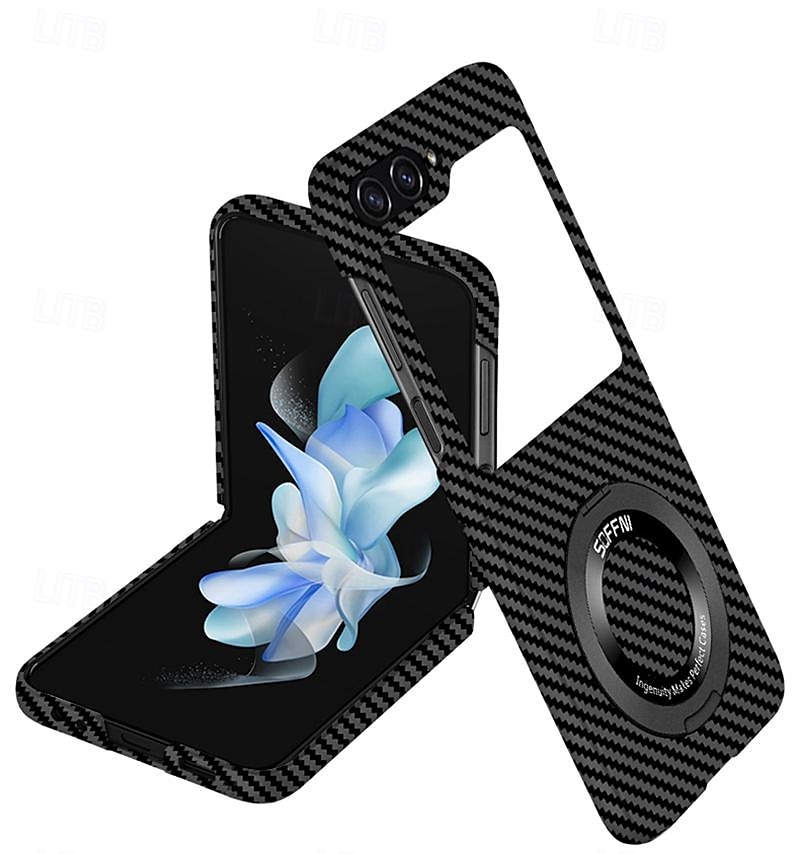 telefon Carcasă Pro Samsung Galaxy Z Flip 7 Z Flip 6 Z Flip 5 Z Flip 4 Z Flip 3 Zadní kryt se stojánkem Podpora bezdrátového nabíjení Nárazuvzdorné PC Kov 2025 - $26.99 –P3