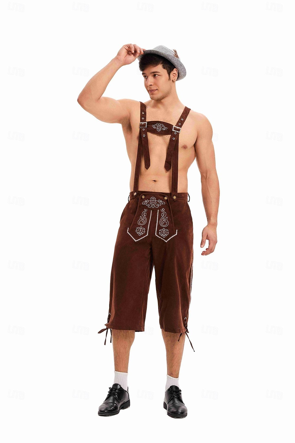 Oktoberfest לדרהוזן בוואריה German מינכן כרי דשא בגדי ריקוד גברים בד בסגנון מסורתי 2026 - $41.99 –P2