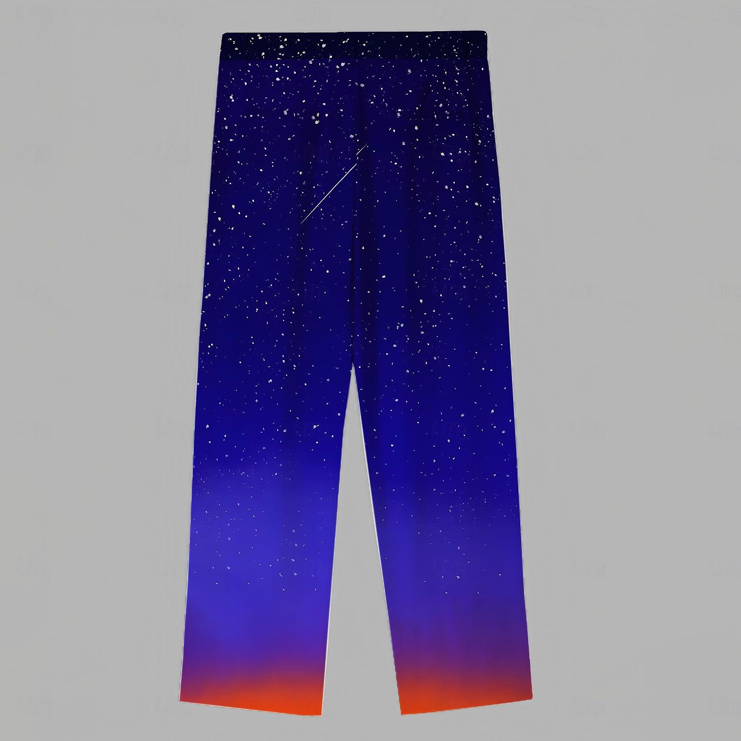 Herren Farbverlauf Anzughosen Mittlere Taillenlinie Business-Casual Hochzeit Alltagskleidung Tasche Hose mit geradem Bein Sommer Frühling Herbst Schwarz Blau Dunkelblau 2025 - $29.99 –P3