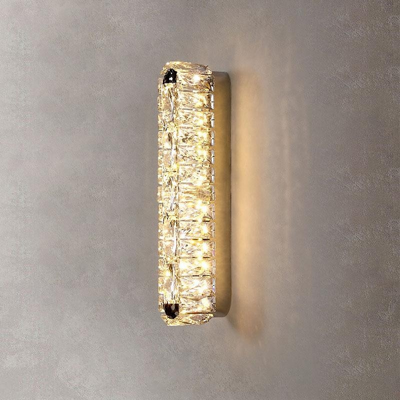 led vnitřní nástěnná svítidla 3-barevné světlo 5/11 cm luxusní kreativní ceystal nástěnné svítidlo moderní severský styl obývací pokoj TV pozadí lampa jednoduchá minimalistická ložnice noční lampa 2025 - $99.99 –P5