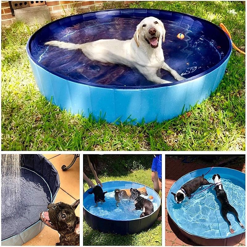 Dog Cat Wireless Fence Playpen Pet Gate Portable Foldable Lightweight Free Standing Plastic S M L Blue 1 PC 2025 - $93.99 –P11