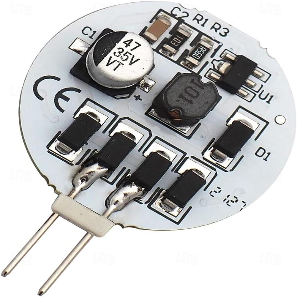 g4 led izzók 2w, 24-2835 smd, ac/dc 12v-24v, szuperfényes halogén 20w csere, natúr hideg fehér lakókocsihoz, lakókocsihoz, szekrényhez és csónakhoz (10db) 2025 - $47.99 –P2