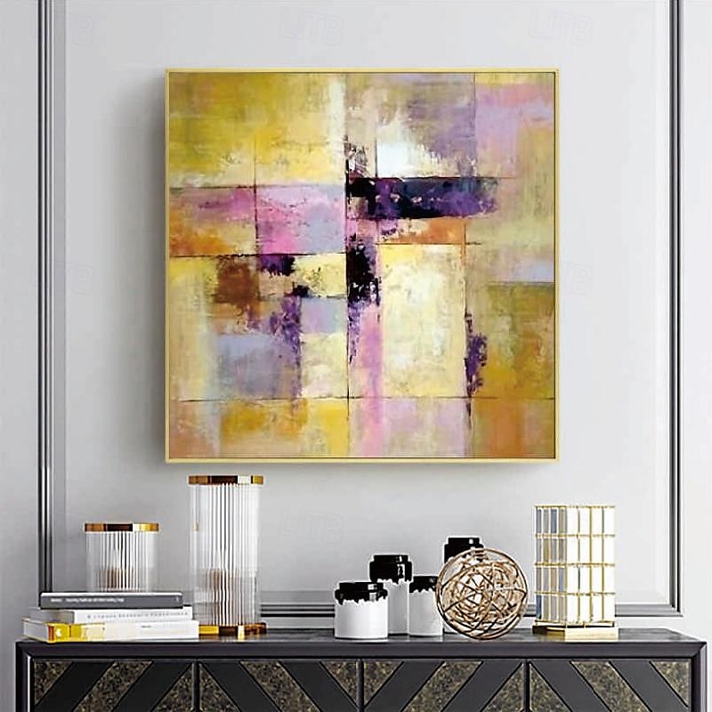 abstraktes goldenes Ölgemälde auf Leinwand, handgefertigt, modernes Ölgemälde, handgemalt, großes abstraktes Ölgemälde, Wandkunst, Gemälde für die Heimdekoration 2025 - $125.99 –P4