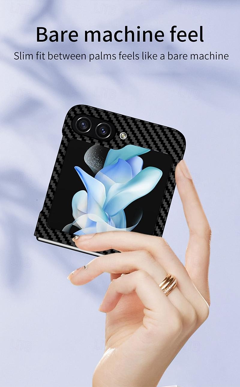 Phone Case For Samsung Galaxy Z Flip 7 Z Flip 6 Z Flip 5 Z Flip 4 Z Flip 3 Back Cover with Stand Holder Support Wireless Charging Shockproof PC Metal 2025 - $22.99 –P5
