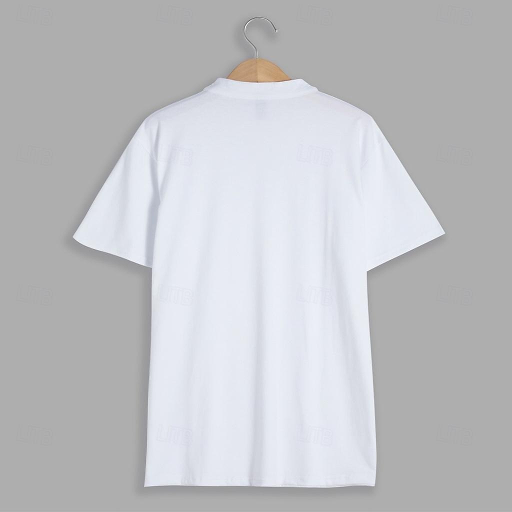 Herr T-shirt T-tröja Kortärmad V-hals Sommar Slät Mode Designer Grundläggande V-ringad Framficka Semester Utekväll Ledigt / vardag Svart Vit Blå Topp t-shirt för män 2025 - $11.49 –P6