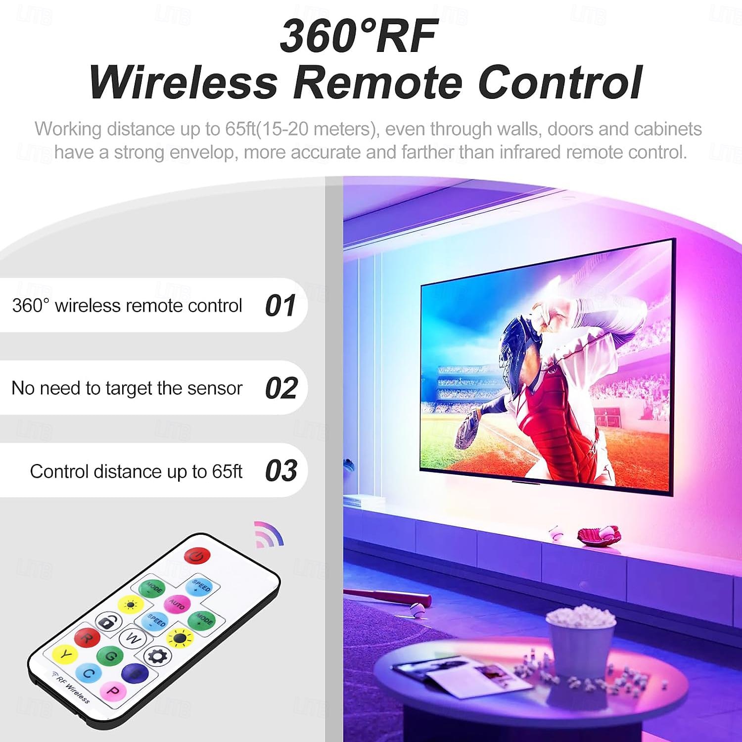 Waterproof RGB COB Strip Light 16ft 5M Smart IC Flexible DC24V LED Tape Light WS2811 Addressable RGB with RF Controller or WIFI Controller Suitable Party Home Office DIY Lighting Projects 2025 - $57.99 –P3