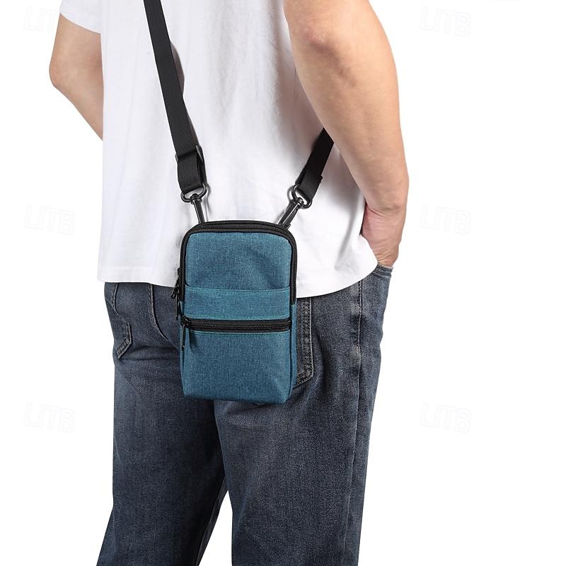 Capa de telefone jeans universal de 7,2 polegadas bolsa de cintura com zíper bolsa de cintura pendurada diagonal bolsa cruzada de 2026 por $18.99 –P2