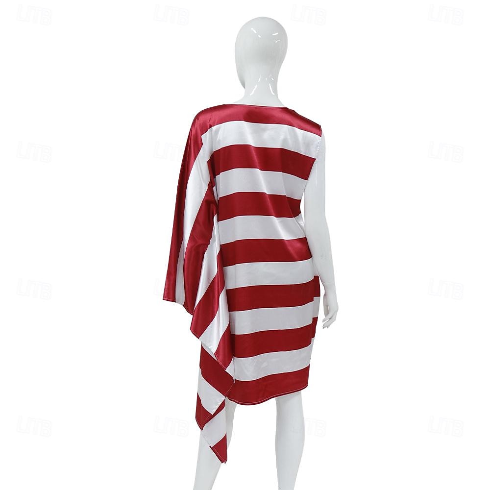 Amerikaanse Vlag Halloween 4 juli-kostuum Carnavalskostuum Grappig Volwassenen Dames Carnaval Onafhankelijkheidsdag 4 juli Prestatie Feest Gemakkelijke Halloween-kostuums Aankleden 2025 - $29.99 –P5