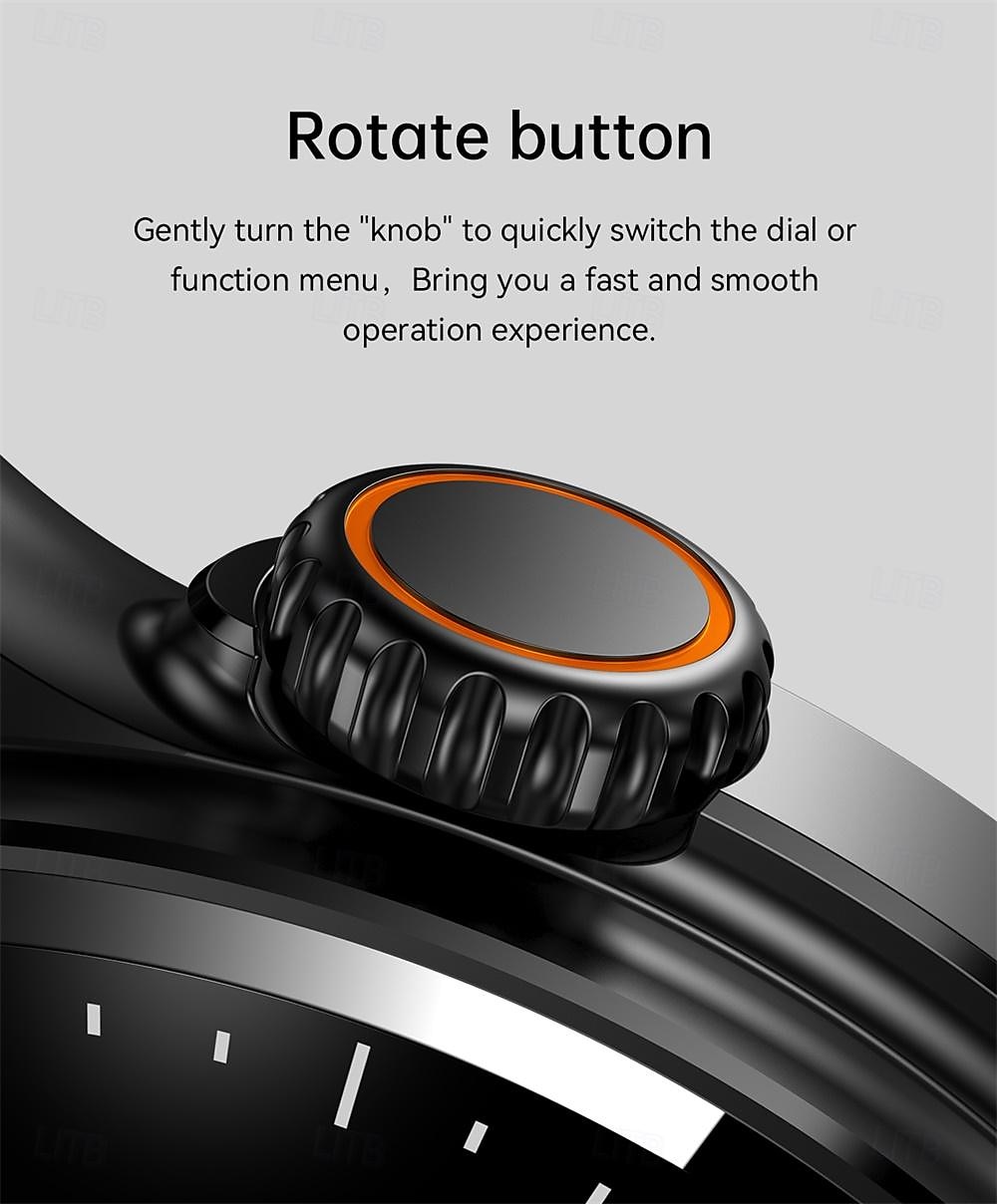 696 QW49 Εξυπνο ρολόι 1.39 inch Έξυπνο ρολόι Bluetooth ΗΚΓ + PPG Βηματόμετρο Υπενθύμιση Κλήσης Συμβατό με Android iOS Γυναικεία Άντρες Κλήσεις Hands-Free Υπενθύμιση Μηνύματος IP 67 Θήκη ρολογιού 47mm 2025 - $48.99 –P6