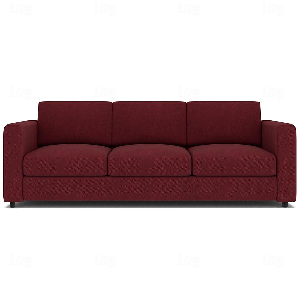 3-Seat Sofa Cover 100% Cotton Solid Color Quilted Slipcovers VIMcover LITB PRIME cover 2025 - $397.29 –P9