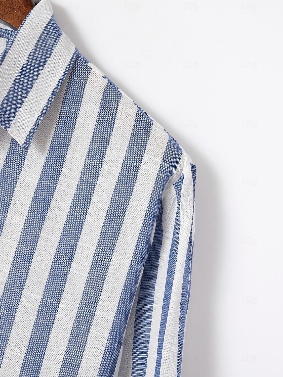 Per uomo Camicia Camicia di lino Camicia Estiva Camicia casual Camicia da Spiaggia Camicia di cotone A righe Vacanza Camicia hawaiana Nero Rosa Rosso Azzurro cielo Manica Lunga Collo ripiegato del 2025 a $28.99 –P2