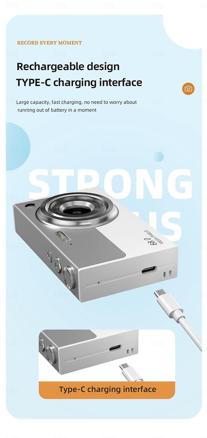 high-definition anti-shake 6800w echte 4k high-definition digitale studentencamera 16x zoomcamera en videorecorder 2025 - $106.99 –P11