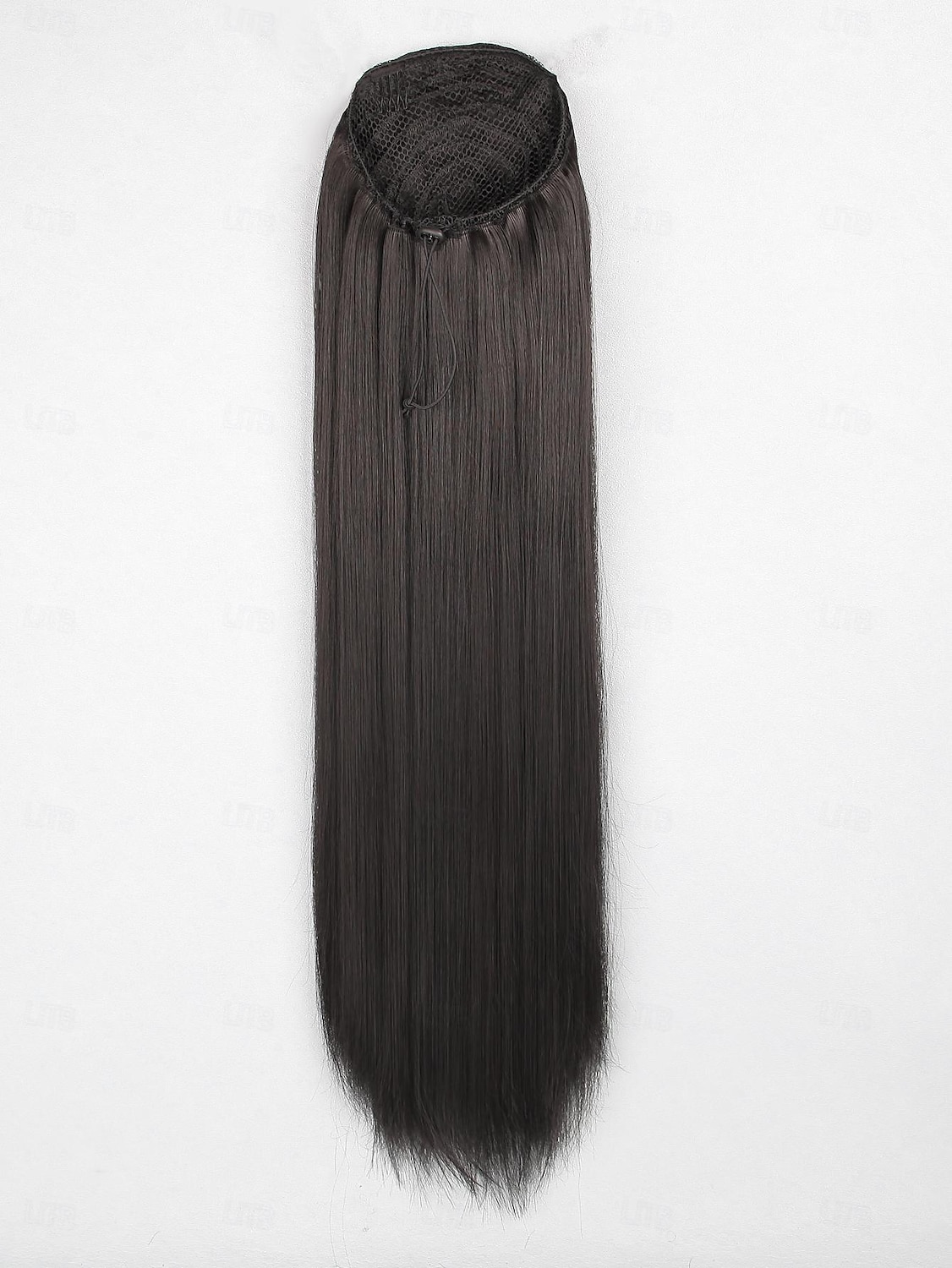Com Cordão Rabos-de-Cavalo Ajustável / corda trançada Cabelo Sintético Pedaço de cabelo Alongamento Liso 26 polegadas Roupa Diária de 2026 por $9.99 –P3