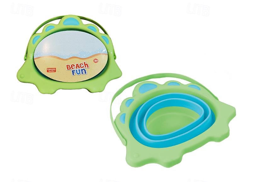Secchi pieghevoli da 3 pacchi con pale, secchi pieghevoli multiuso per attrezzatura da campeggio in spiaggia, pesca per feste in spiaggia e divertenti attività estive del 2025 a $19.99 –P4