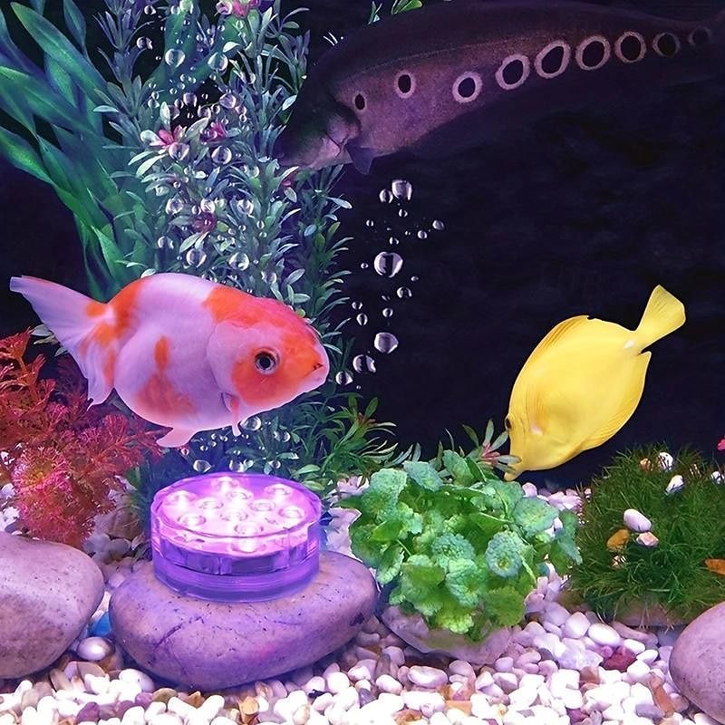 1/2/4 Pcs, Submersible LED Pool Lights with Infrared Sensor, Waterproof Underwater Pool Lights for Inground Pool ,Color Changing Underwater Lights for Ponds Battery Operated 2025 - $13.49 –P7