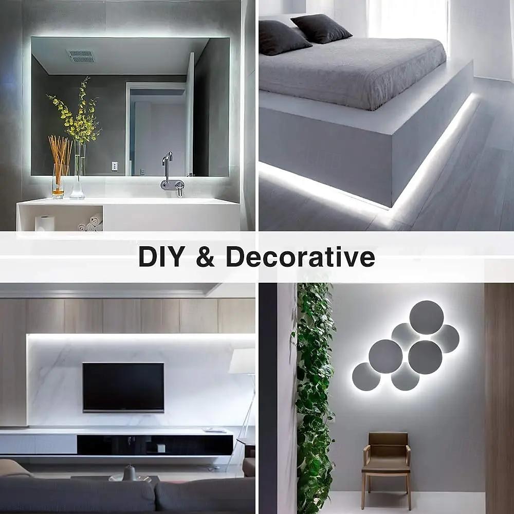 COB LED Strip Light, 5M Linear Dimmable LED Strip Light, High Brightness Flexible 12V COB Led Light RA90 Bedroom 2025 - $64.99 –P4