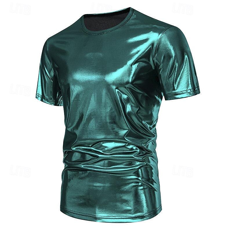 Retro Vintage 1970s Disco T-shirt Disco Round Neck Men's Halloween Carnival Masquerade Event / Party Bachelorette Party Pride Parade Adults' T-shirt 2025 - $22.99 –P8