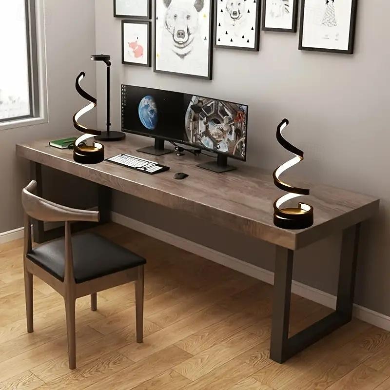 Lámpara de mesa en espiral LED, moderna y sencilla, luz nocturna junto a la cama, tricolores, regulable, alimentada por USB, ambiente creativo, lámpara de escritorio, hogar, dormitorio, oficina, 2025 - $25.99 –P7