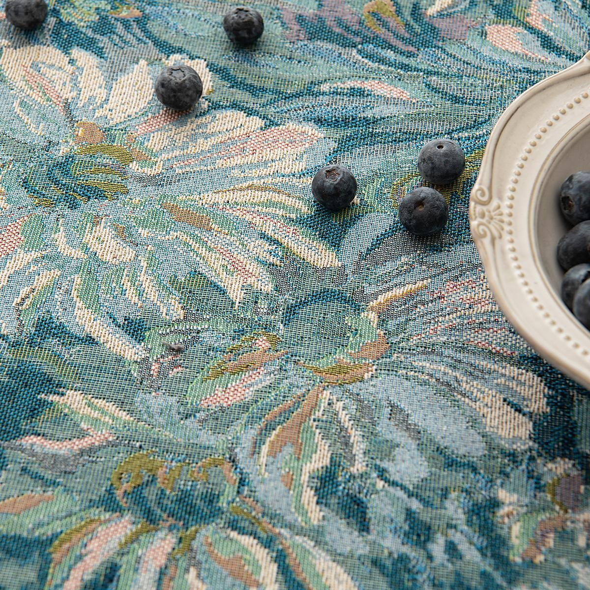 Moroccan Jacquard Tablecloth Stain and Wrinkle Resistant Washable Polyester Table Cloth, Decorative Fabric Table Cover for Dining Table, Buffet Parties and Camping 2025 - $36.99 –P5