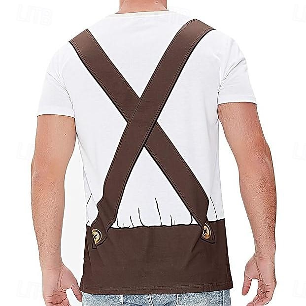 Как у футболки Ледерхозе 3D баварский Уличный стиль Как у футболки Графический для Муж. Взрослые 3D печать  для Карнавал Октоберфест Для вечеринок На каждый день 2026 - $17.49 –P4