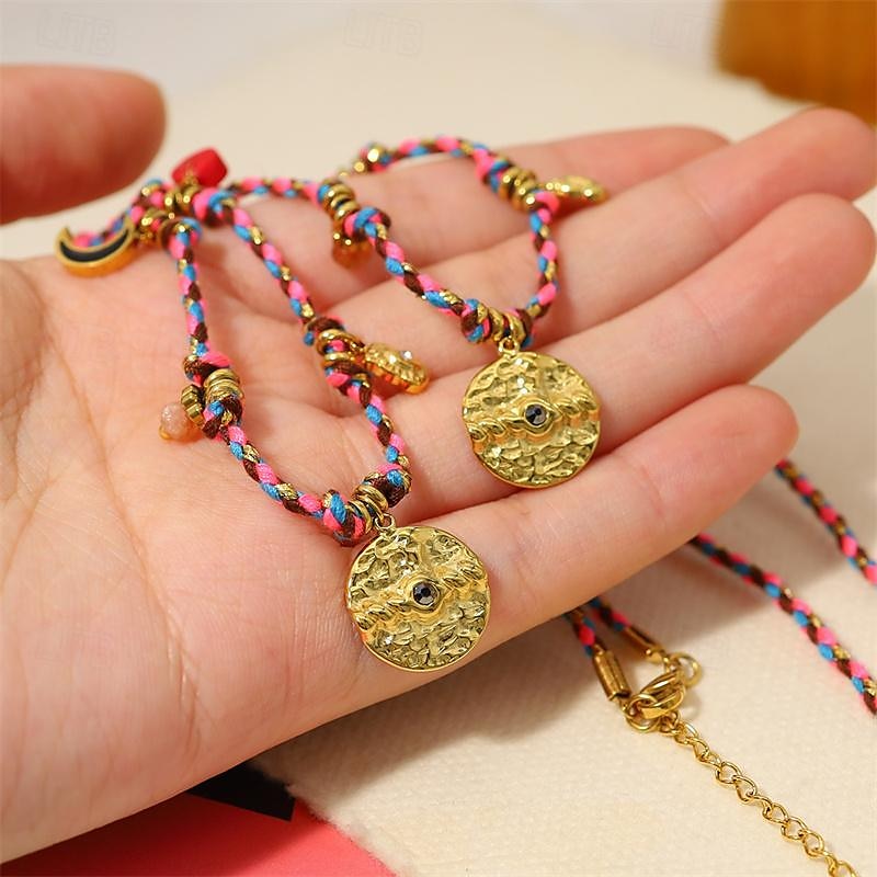 1 stuk Ketting For Dames Straat Dagelijks Legering Retro Munt 2025 - $12.99 –P9