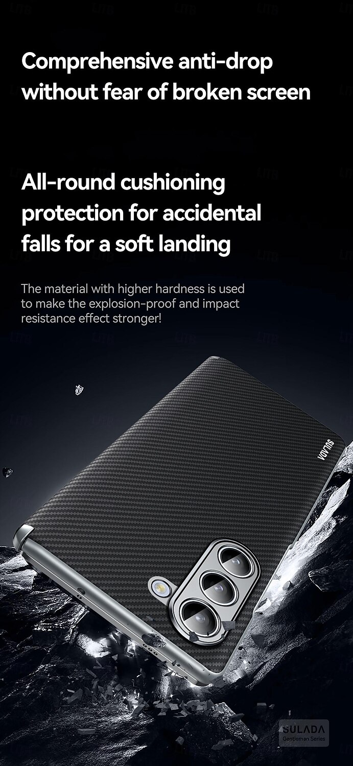 Phone Case For Samsung Galaxy Z Fold 5 Z Fold 4 Back Cover Magnetic Adsorption Support Wireless Charging Shockproof Retro PC 2025 - $28.99 –P10