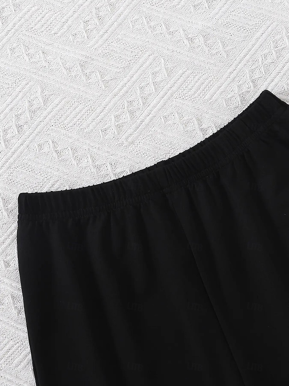 2 Piese Copii Fete Desene Animate Ştreang Tanc și pantaloni A stabilit Fără manșon Modă Școală 7-13 ani Vară Alb 2025 - $17.99 –P5