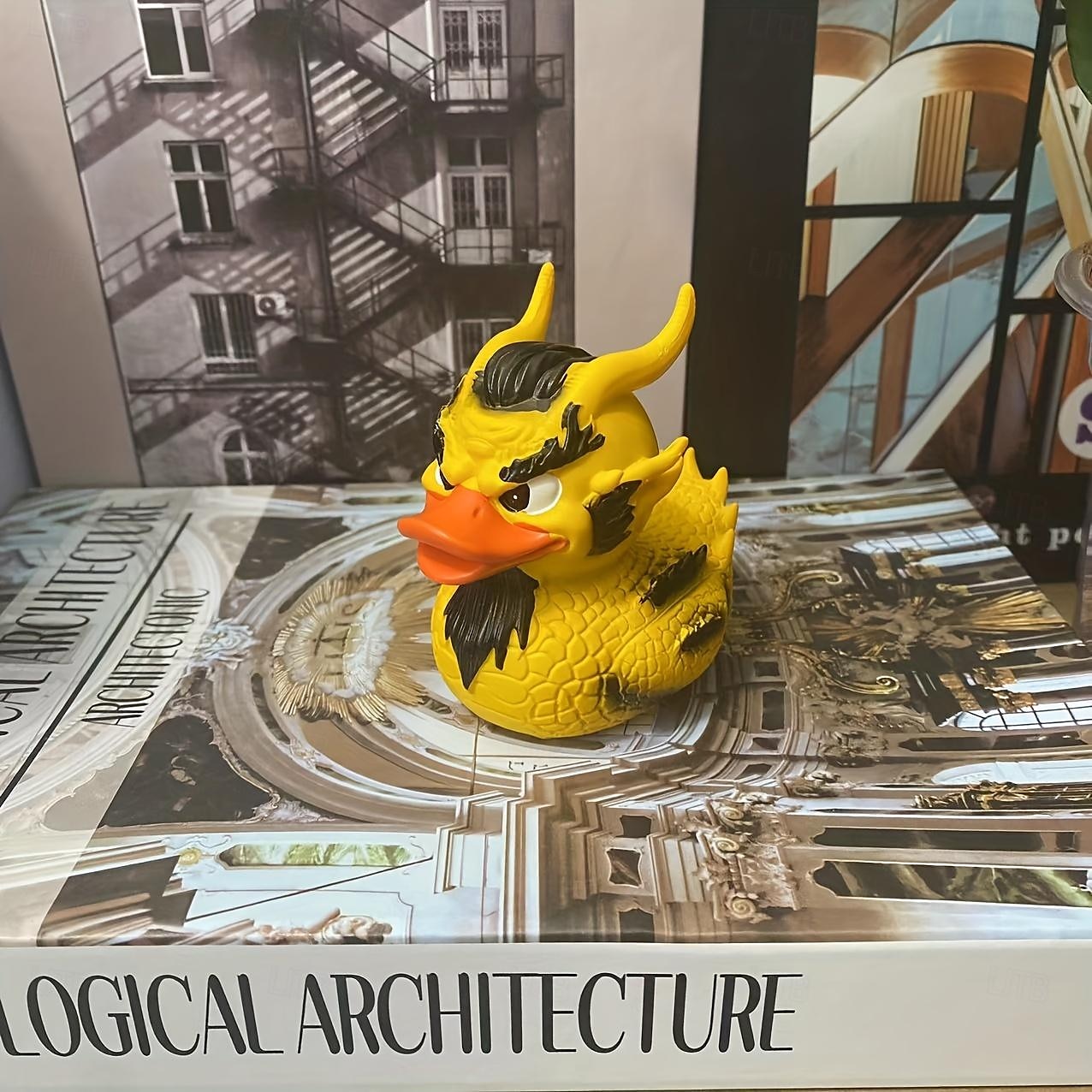 Statue de canard en résine, collection de canards sataniques, punk, gothiques et rock'n'roll – ajouts parfaits pour Mme. Affichage excentrique et au thème sombre de Valentina de 2025 ? $20.99 –P1