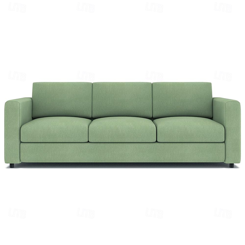 3-Seat Sofa Cover 100% Cotton Solid Color Quilted Slipcovers VIMcover LITB PRIME cover 2025 - $397.29 –P3