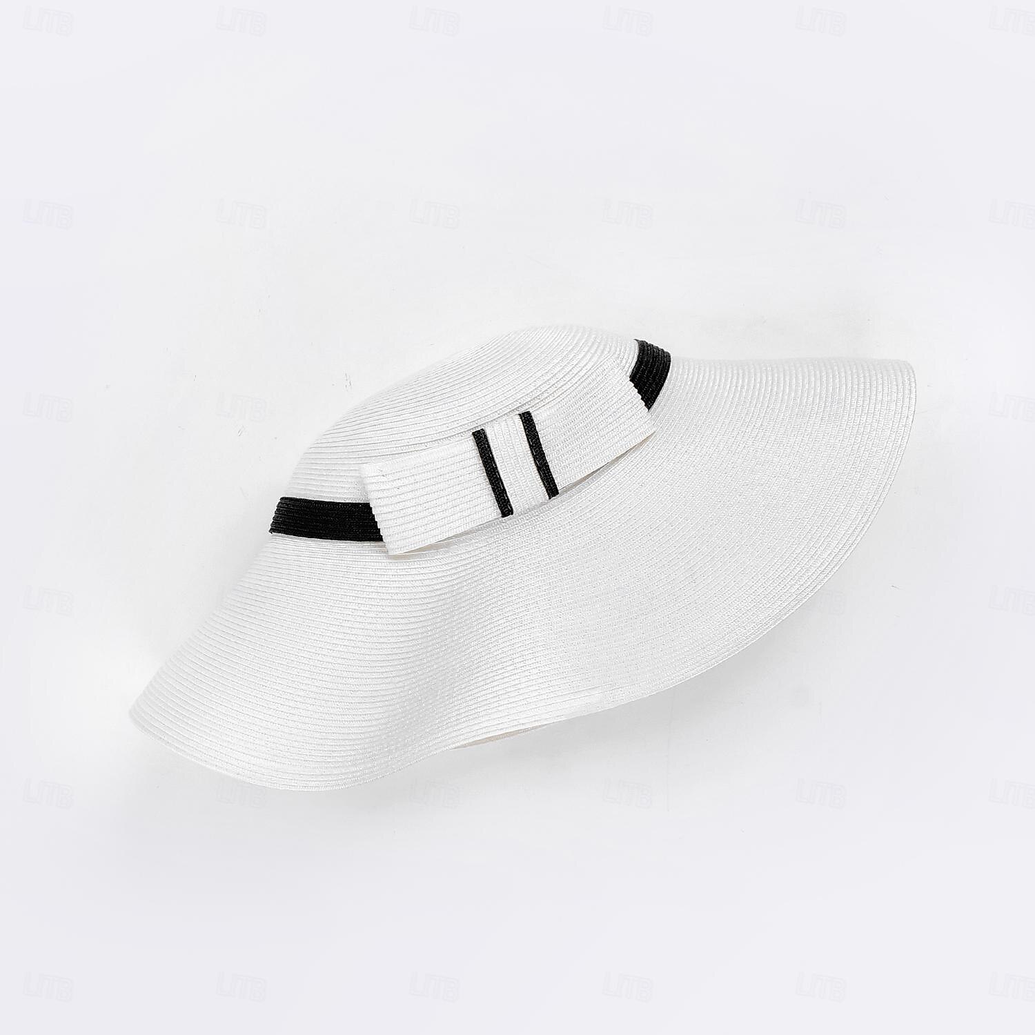 cappelli in fibra di bombetta / cappello a cloche cappello a secchiello cappello di paglia da sposa tea party matrimonio elegante con bowknot copricapo copricapo del 2025 a $32.99 –P9