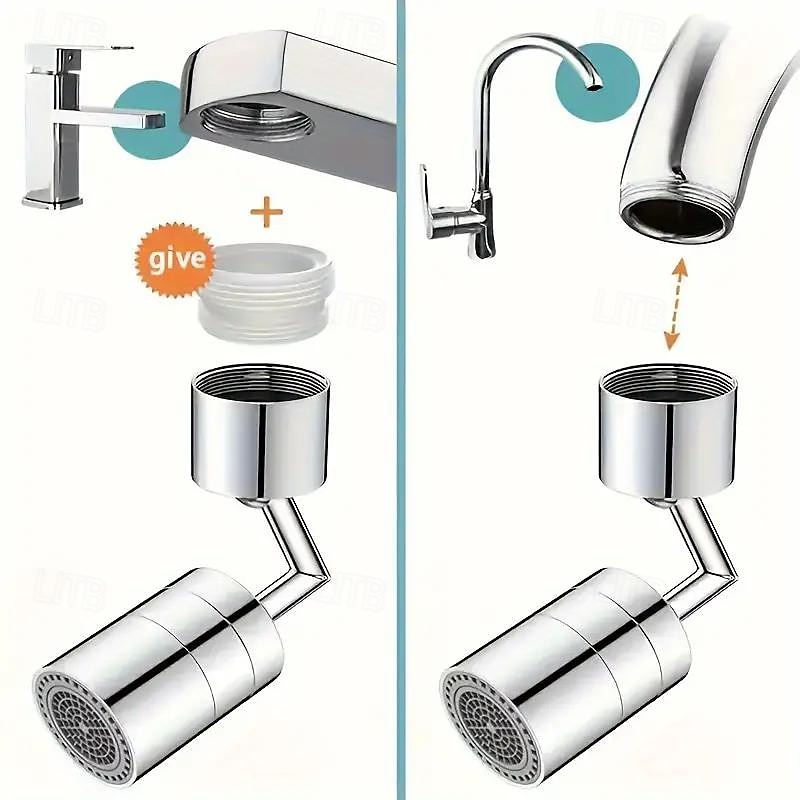 1pc attacco per spruzzatore per rubinetto accessori per aeratore del rubinetto girevole a 720 gradi testa regolabile per rubinetto lavello da cucina risparmio idrico ugello esteso per rubinetto da del 2025 a $17.99 –P8