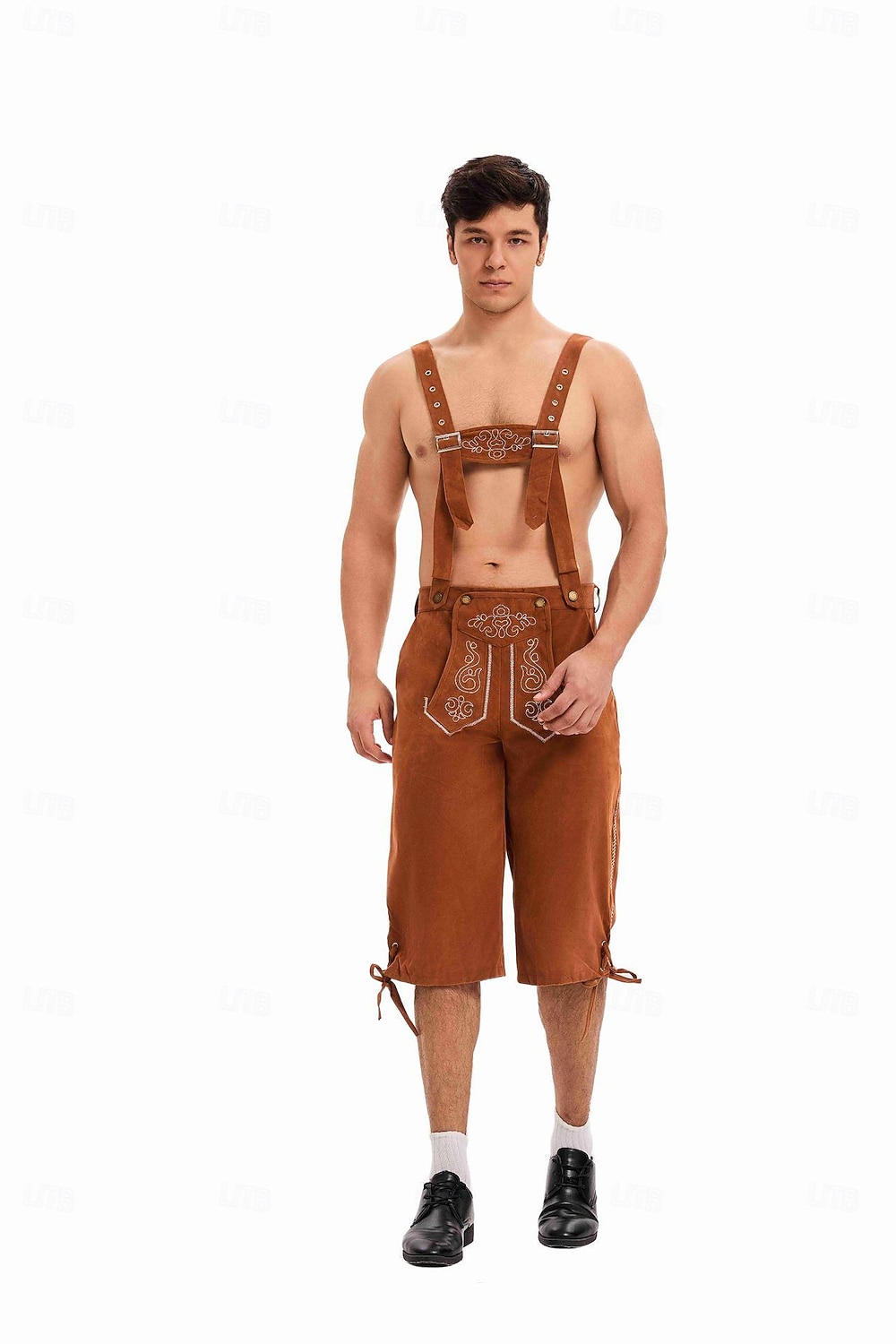 Oktoberfest לדרהוזן בוואריה German מינכן כרי דשא בגדי ריקוד גברים בד בסגנון מסורתי 2026 - $41.99 –P17