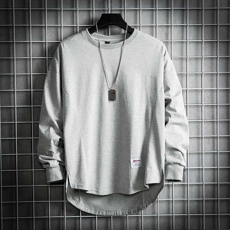 Men's T Shirt Tee Tee Top Long Sleeve Shirt Long Sleeve Crew Neck Spring & Fall Plain Fashion Designer Basic Vacation Street Going out Black White Yellow Top Tee for Men 2025 - $23.99 –P1