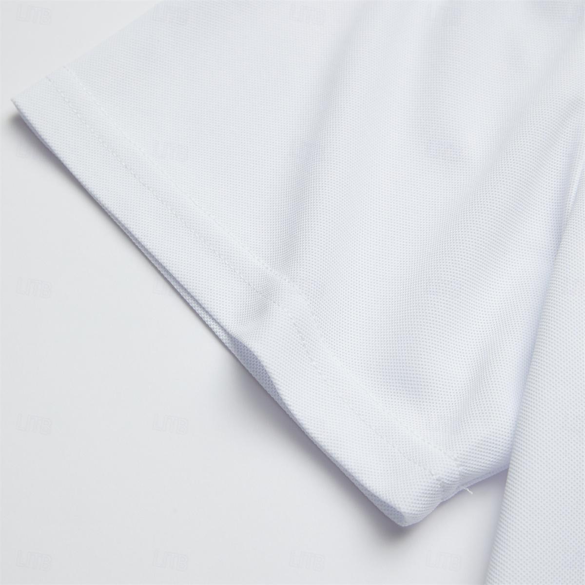 Herr Skjorta T-shirt Cardigan T-tröja Kort ärm Rund hals Sommar Slät Mode Designer Grundläggande Knappar Semester Gata Utekväll Vit Ljusgrå Topp t-shirt för män 2025 - $16.49 -P6
