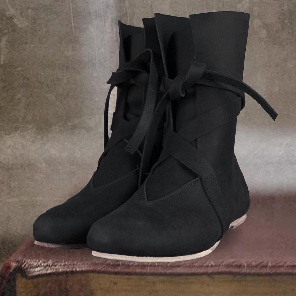 Retro Středověké Renesanční Boty Ploché jazzové boty Turn Shoes Pirát Viking Ranger Maškarní kostým Pánské Dámské Unisex Keltské Pirát předvečer Všech svatých Plesová maškaráda Večírek LARP Ren Faire 2025 - $50.99 –P6