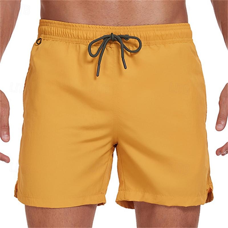 Hombre Pantalones de Surf Pantalones de Natación Boxers de Natación Correa Cintura elástica Plano Comodidad Secado rápido Corto Festivos Playa Fin de semana Moda Casual Azul cielo Sandía Roja 2025 - $21.99 –P17