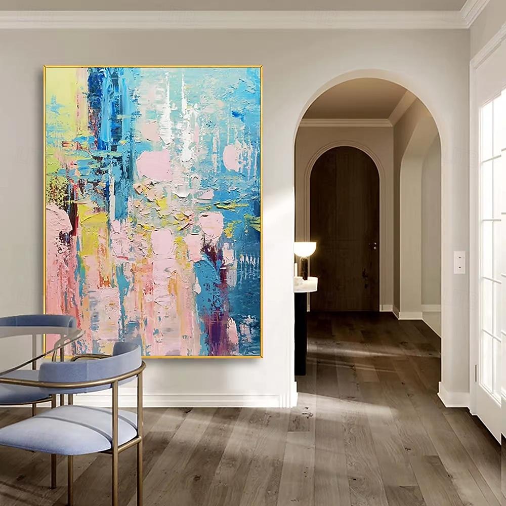 Pinturas a óleo artesanais em tela, arte de parede, decoração abstrata moderna para decoração de casa, pintura sem moldura enrolada de 2026 por $53.99 –P10
